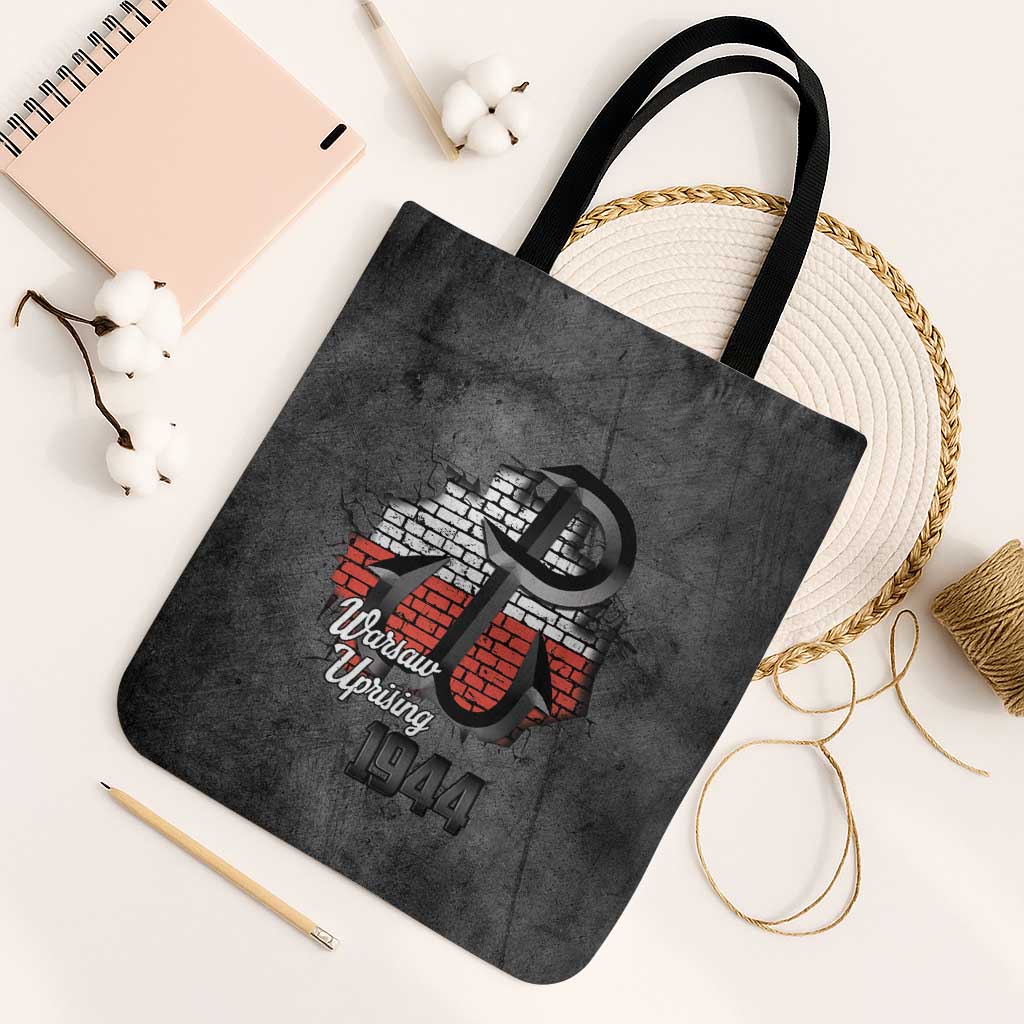 Warsaw Uprising 1944 Poland Tote Bag Polish Anchor Kotwica