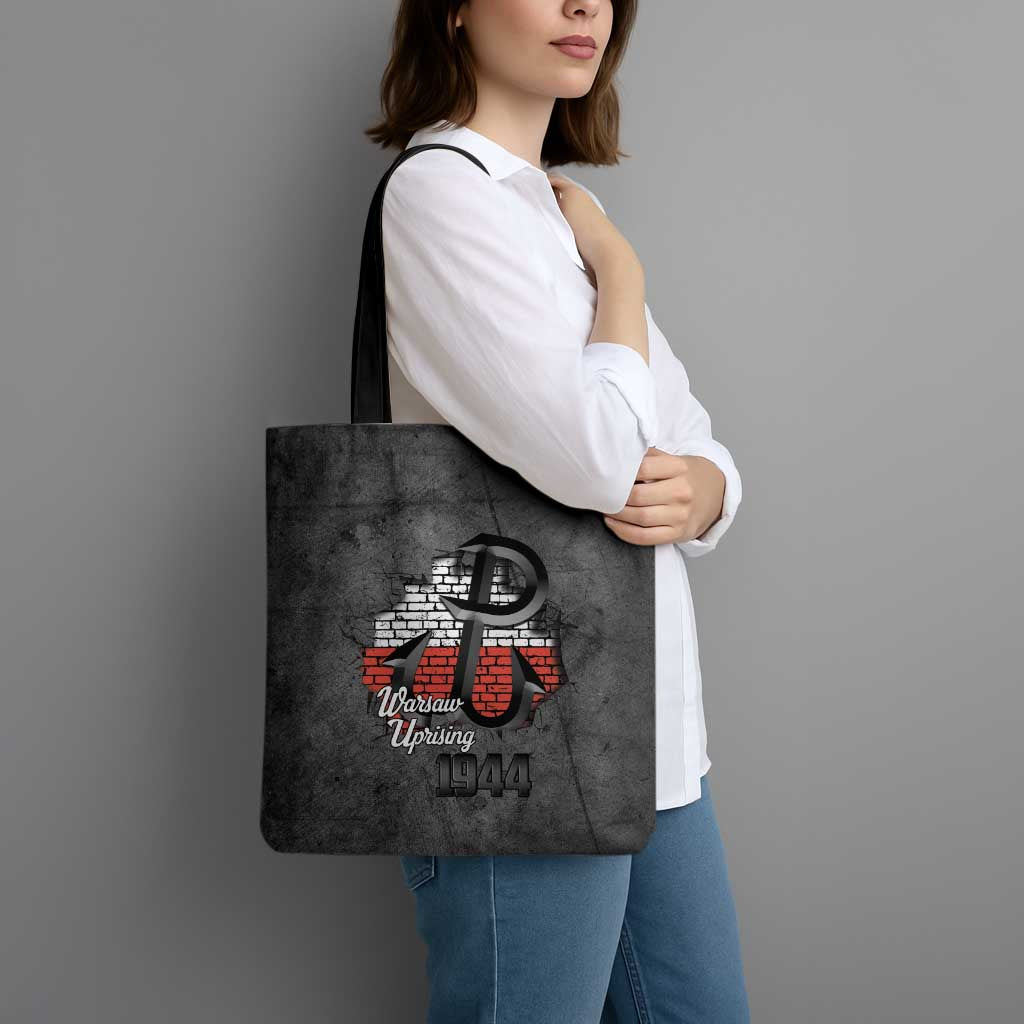 Warsaw Uprising 1944 Poland Tote Bag Polish Anchor Kotwica