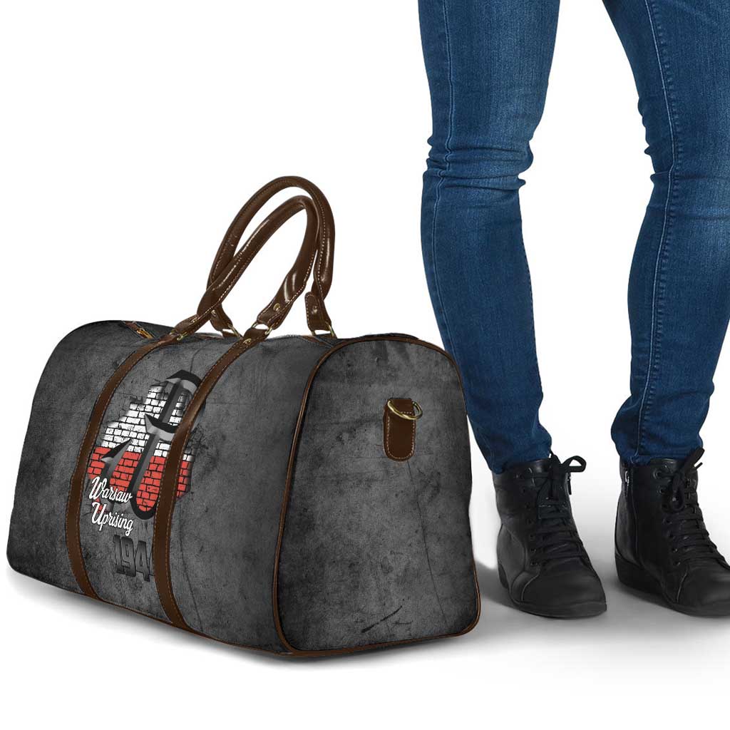 Warsaw Uprising 1944 Poland Travel Bag Polish Anchor Kotwica