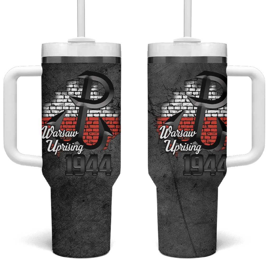Warsaw Uprising 1944 Poland Tumbler With Handle Polish Anchor Kotwica