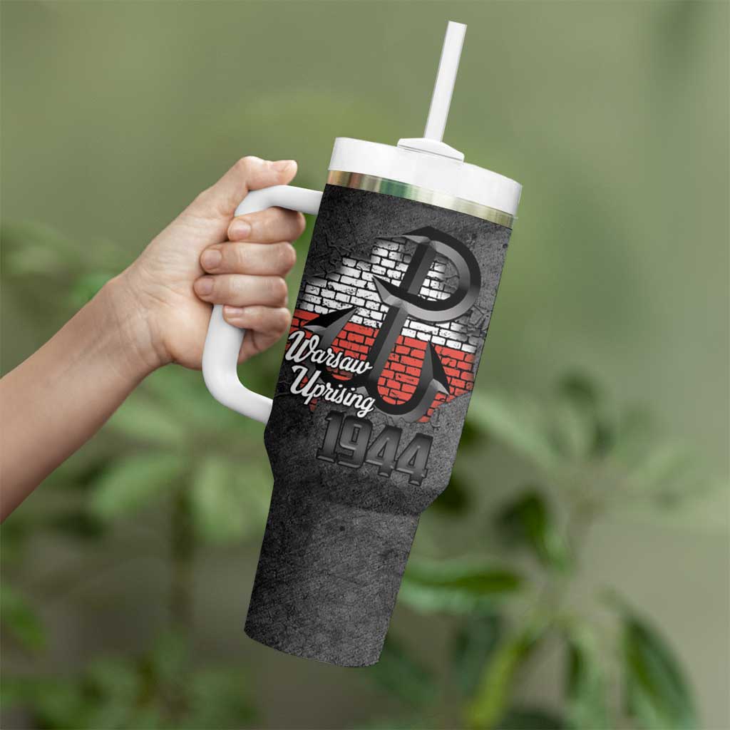 Warsaw Uprising 1944 Poland Tumbler With Handle Polish Anchor Kotwica