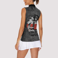 Warsaw Uprising 1944 Poland Women Sleeveless Polo Shirt Polish Anchor Kotwica