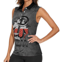 Warsaw Uprising 1944 Poland Women Sleeveless Polo Shirt Polish Anchor Kotwica