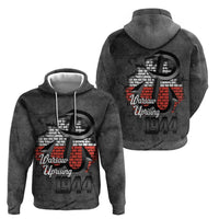 Warsaw Uprising 1944 Poland Zip Hoodie Polish Anchor Kotwica