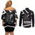 South Africa Freedom Day Couples Matching Off Shoulder Short Dress and Long Sleeve Button Shirt Nelson Mandela With Map