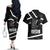 South Africa Freedom Day Couples Matching Off The Shoulder Long Sleeve Dress and Hawaiian Shirt Nelson Mandela With Map
