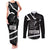 South Africa Freedom Day Couples Matching Tank Maxi Dress and Long Sleeve Button Shirt Nelson Mandela With Map