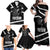 South Africa Freedom Day Family Matching Off Shoulder Maxi Dress and Hawaiian Shirt Nelson Mandela With Map