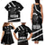 South Africa Freedom Day Family Matching Tank Maxi Dress and Hawaiian Shirt Nelson Mandela With Map