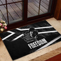 South Africa Freedom Day Rubber Doormat Nelson Mandela With Map