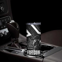 South Africa Freedom Day Skinny Tumbler Nelson Mandela With Map