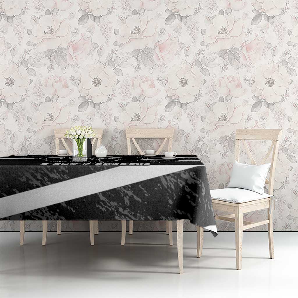 South Africa Freedom Day Tablecloth Nelson Mandela With Map