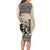 South Africa Nelson Mandela - Father Of Nation Family Matching Long Sleeve Bodycon Dress and Hawaiian Shirt Vintage African Pattern
