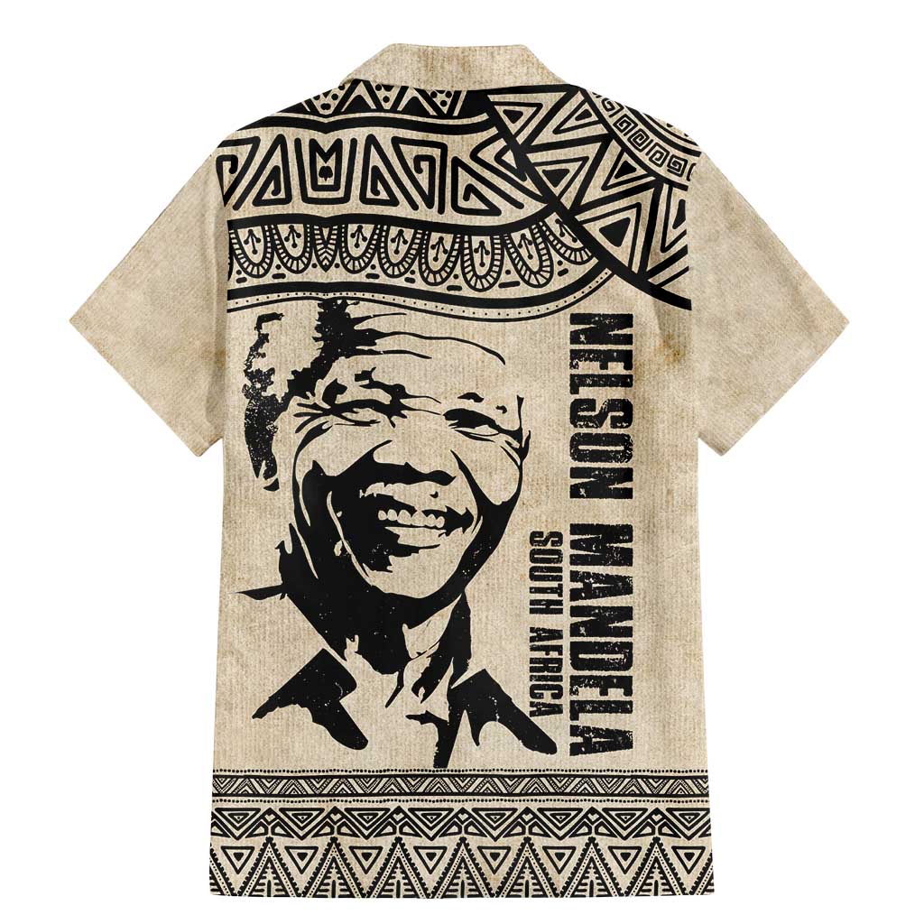South Africa Nelson Mandela - Father Of Nation Family Matching Mermaid Dress and Hawaiian Shirt Vintage African Pattern
