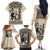 South Africa Nelson Mandela - Father Of Nation Family Matching Off The Shoulder Long Sleeve Dress and Hawaiian Shirt Vintage African Pattern