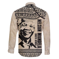 South Africa Nelson Mandela - Father Of Nation Family Matching Off The Shoulder Long Sleeve Dress and Hawaiian Shirt Vintage African Pattern