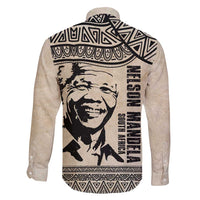South Africa Nelson Mandela - Father Of Nation Family Matching Off Shoulder Short Dress and Hawaiian Shirt Vintage African Pattern