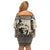 South Africa Nelson Mandela - Father Of Nation Family Matching Off Shoulder Short Dress and Hawaiian Shirt Vintage African Pattern