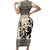 South Africa Nelson Mandela - Father Of Nation Family Matching Short Sleeve Bodycon Dress and Hawaiian Shirt Vintage African Pattern