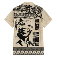South Africa Nelson Mandela - Father Of Nation Family Matching Tank Maxi Dress and Hawaiian Shirt Vintage African Pattern
