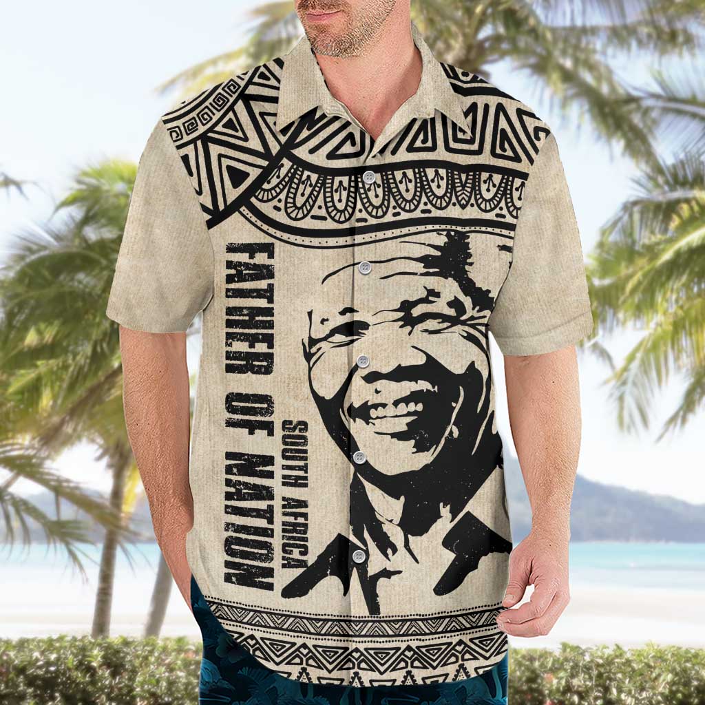 South Africa Nelson Mandela - Father Of Nation Hawaiian Shirt Vintage African Pattern