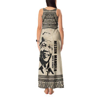 South Africa Nelson Mandela - Father Of Nation Tank Maxi Dress Vintage African Pattern