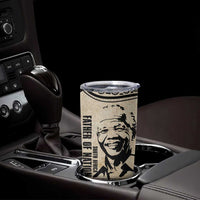 South Africa Nelson Mandela - Father Of Nation Tumbler Cup Vintage African Pattern