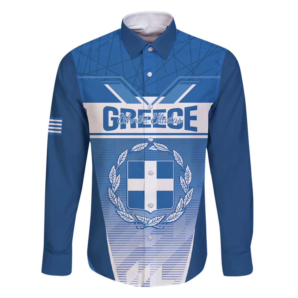 Custom Greece Football Family Matching Short Sleeve Bodycon Dress and Hawaiian Shirt Go Ethniki Coat Of Arms Style