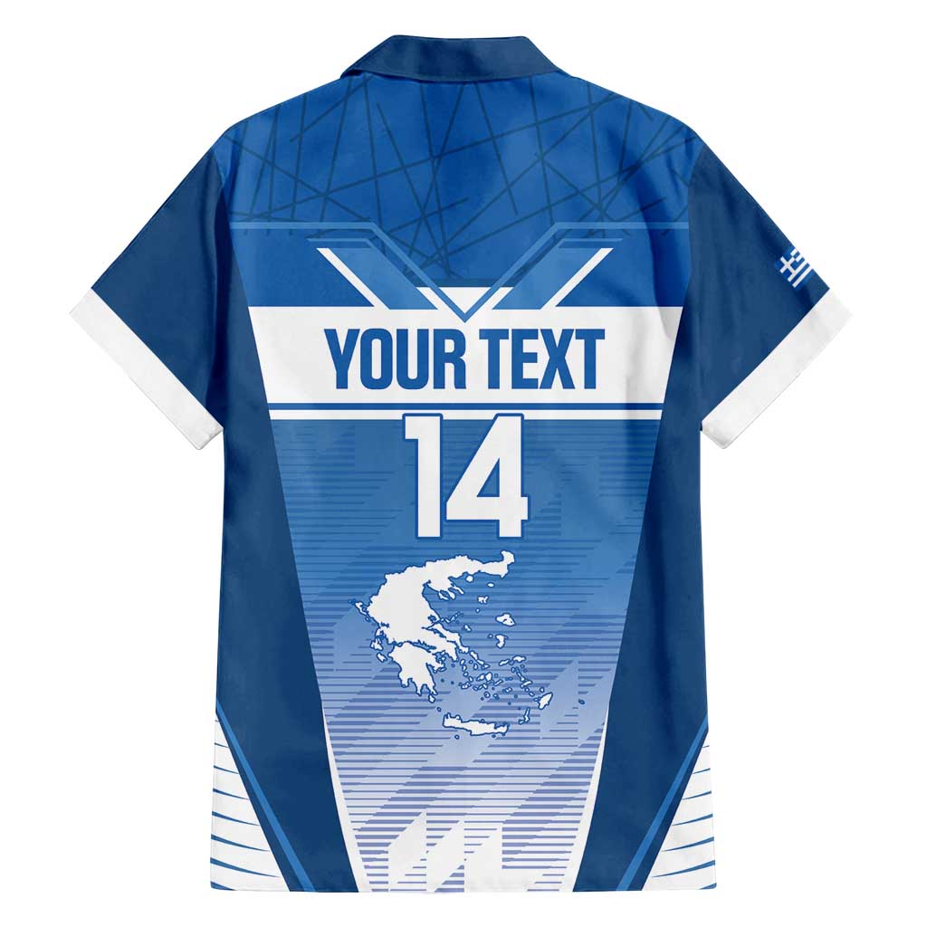 Custom Greece Football Family Matching Tank Maxi Dress and Hawaiian Shirt Go Ethniki Coat Of Arms Style