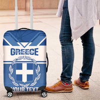 Custom Greece Football Luggage Cover Go Ethniki Coat Of Arms Style