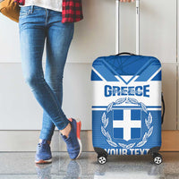 Custom Greece Football Luggage Cover Go Ethniki Coat Of Arms Style
