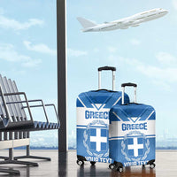 Custom Greece Football Luggage Cover Go Ethniki Coat Of Arms Style