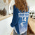 Custom Greece Football Women Casual Shirt Go Ethniki Coat Of Arms Style