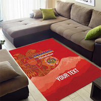 Custom Armenia Football Area Rug Come On Havakakan