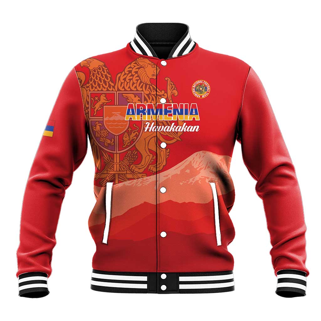 Custom Armenia Football Baseball Jacket Come On Havakakan