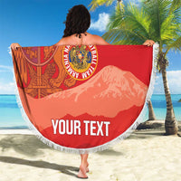 Custom Armenia Football Beach Blanket Come On Havakakan