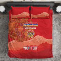 Custom Armenia Football Bedding Set Come On Havakakan