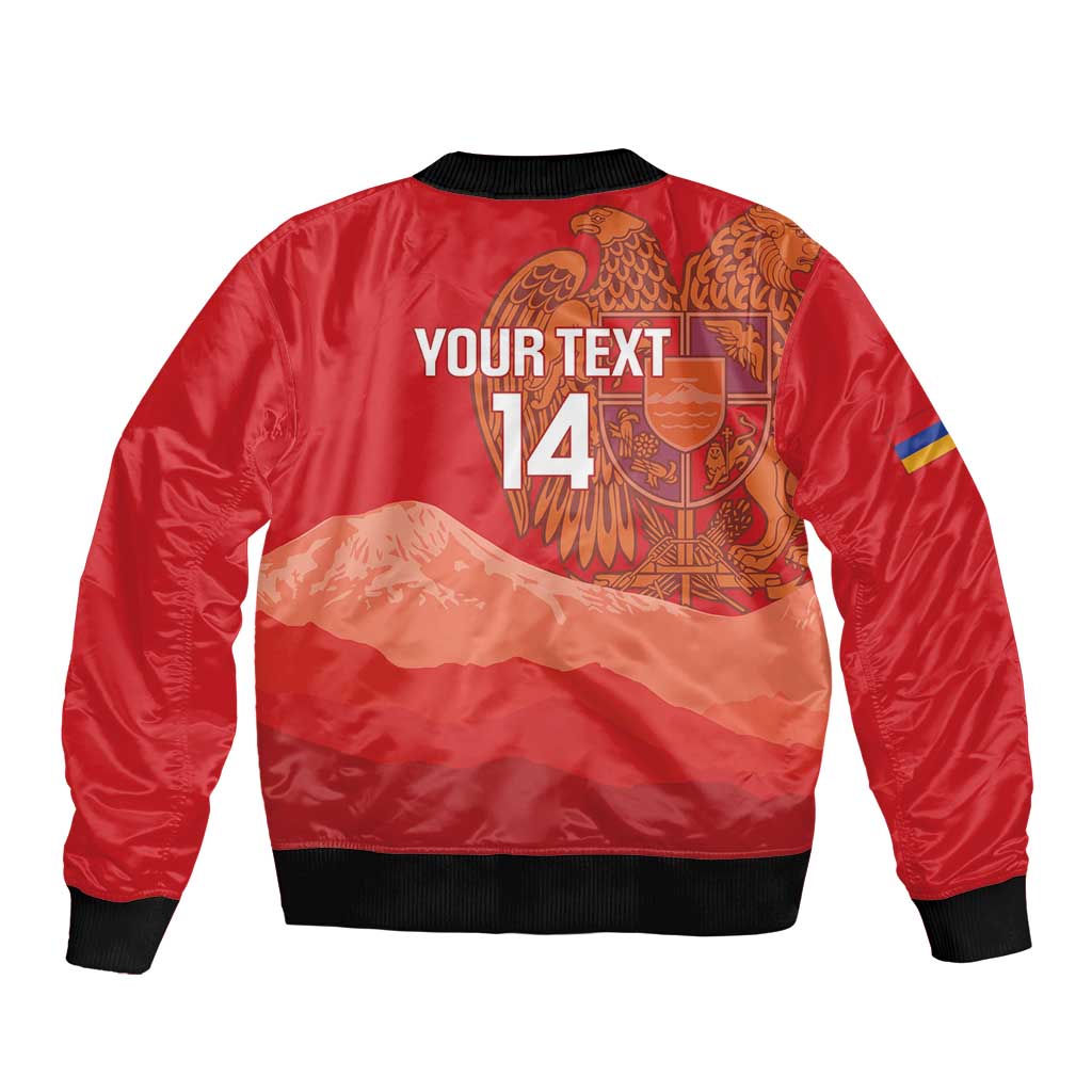 Custom Armenia Football Bomber Jacket Come On Havakakan