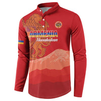 Custom Armenia Football Button Sweatshirt Come On Havakakan