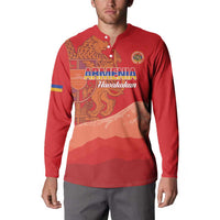 Custom Armenia Football Button Sweatshirt Come On Havakakan