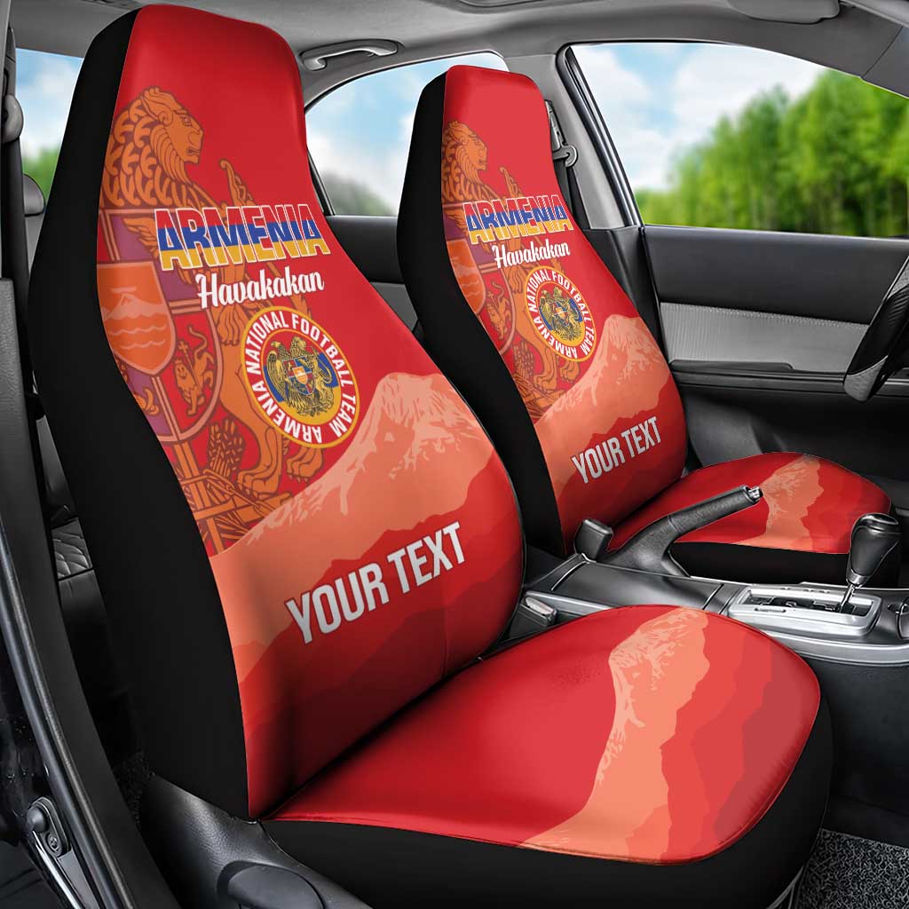 Custom Armenia Football Car Seat Cover Come On Havakakan
