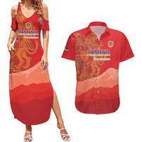 Custom Armenia Football Couples Matching Summer Maxi Dress and Hawaiian Shirt Come On Havakakan