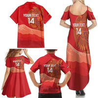 Custom Armenia Football Family Matching Summer Maxi Dress and Hawaiian Shirt Come On Havakakan