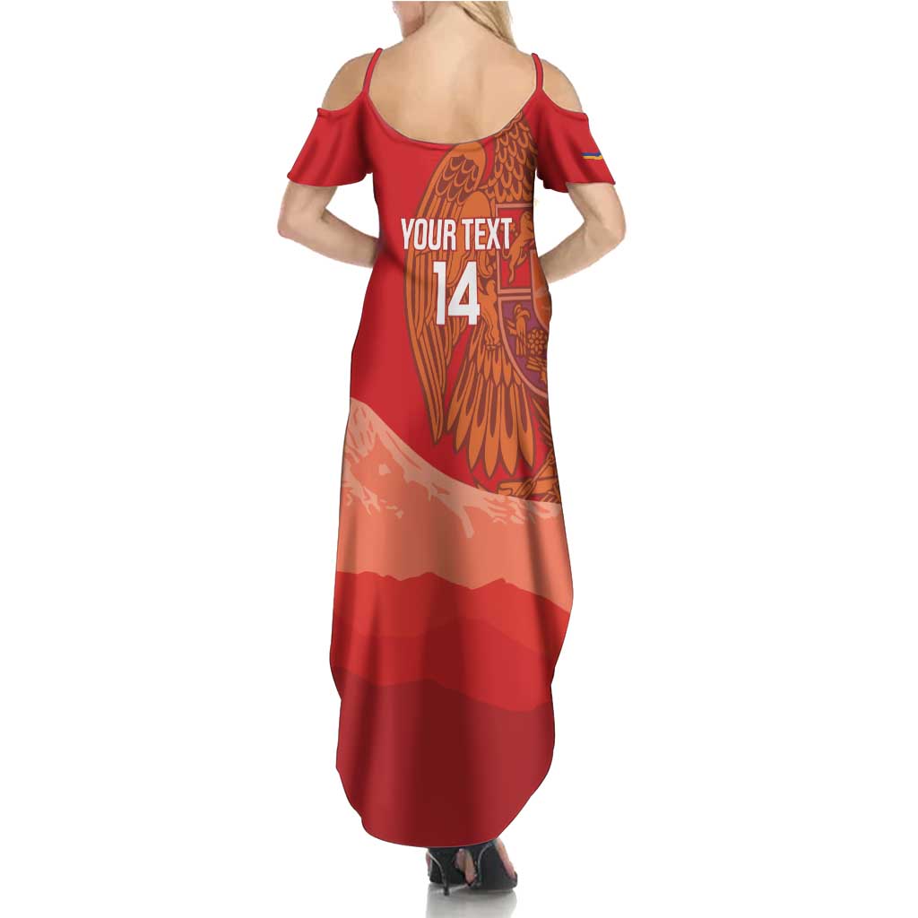 Custom Armenia Football Family Matching Summer Maxi Dress and Hawaiian Shirt Come On Havakakan