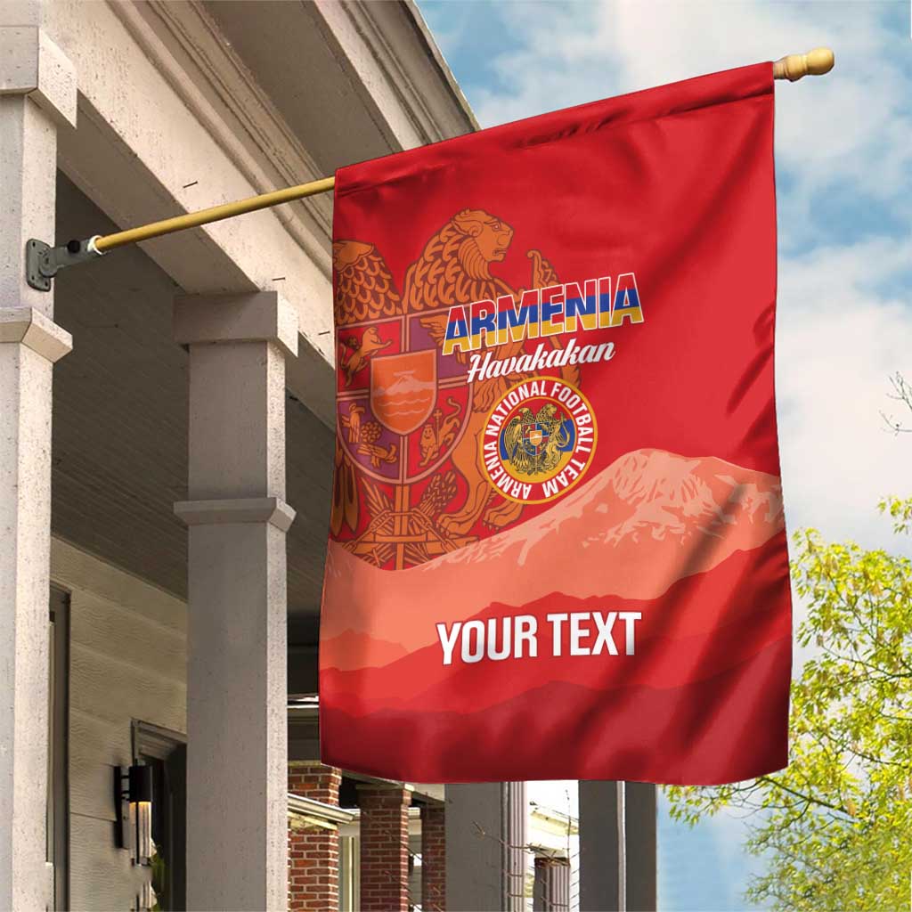 Custom Armenia Football Garden Flag Come On Havakakan