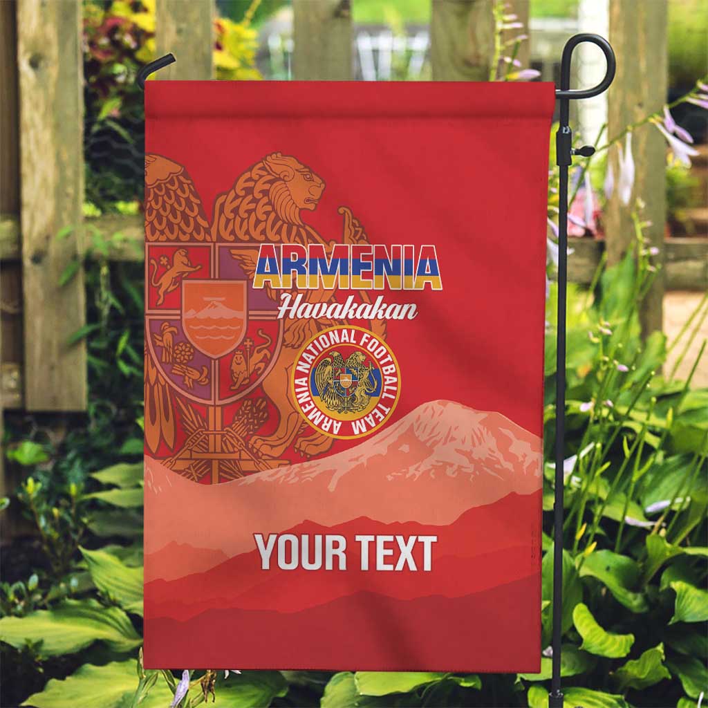Custom Armenia Football Garden Flag Come On Havakakan