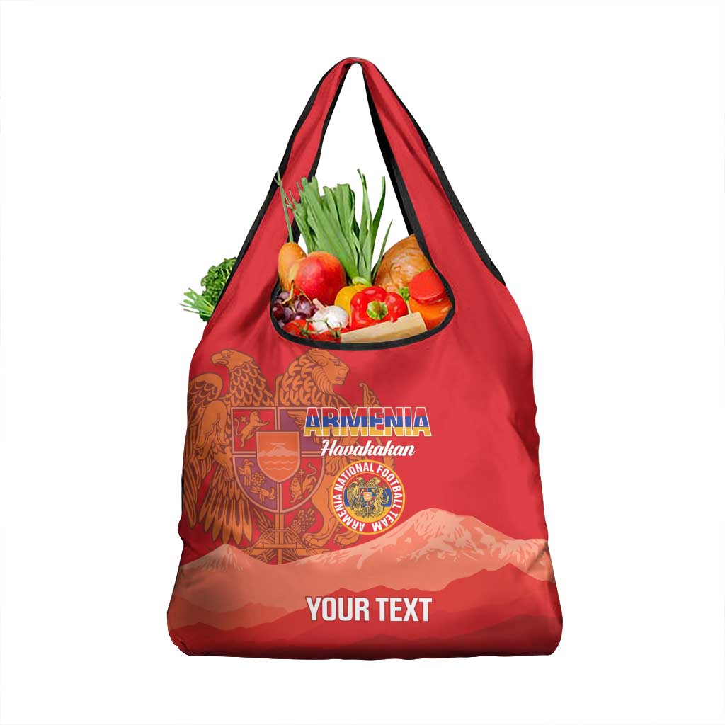 Custom Armenia Football Grocery Bag Come On Havakakan
