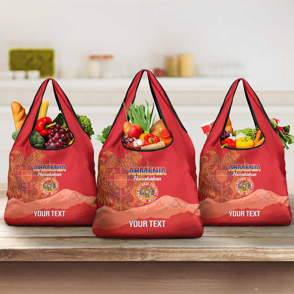 Custom Armenia Football Grocery Bag Come On Havakakan