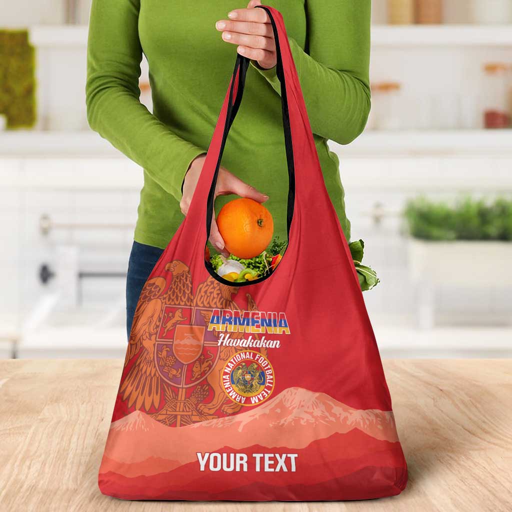 Custom Armenia Football Grocery Bag Come On Havakakan
