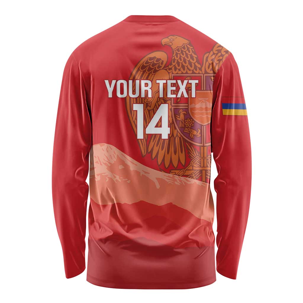 Custom Armenia Football Long Sleeve Shirt Come On Havakakan